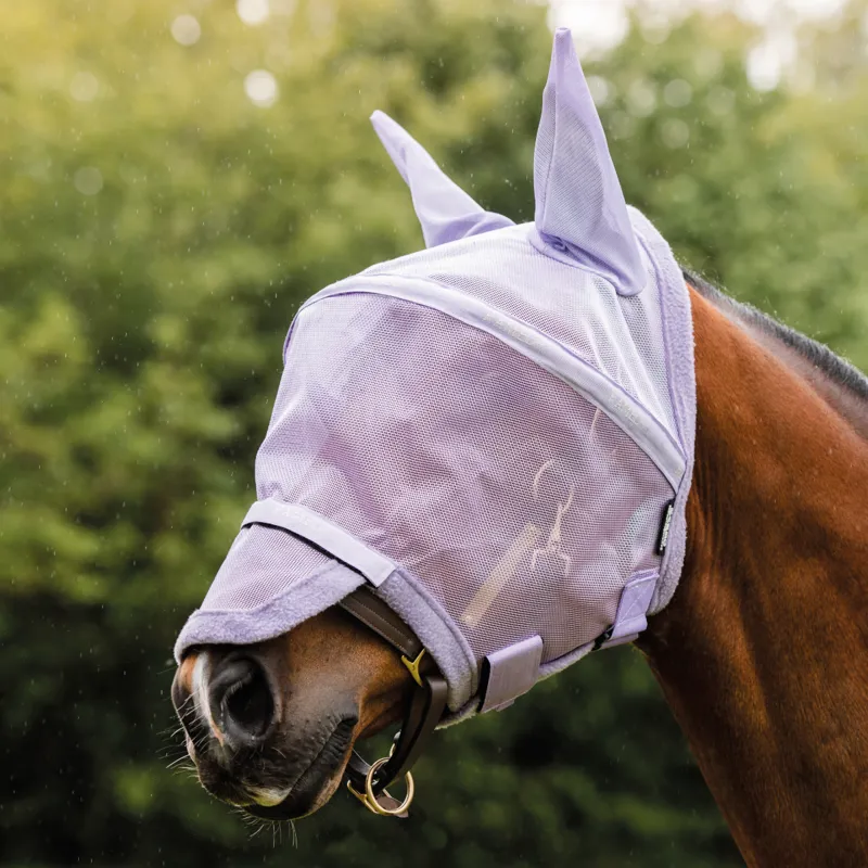 Rambo Flymask Plus Non Treated - Lavender